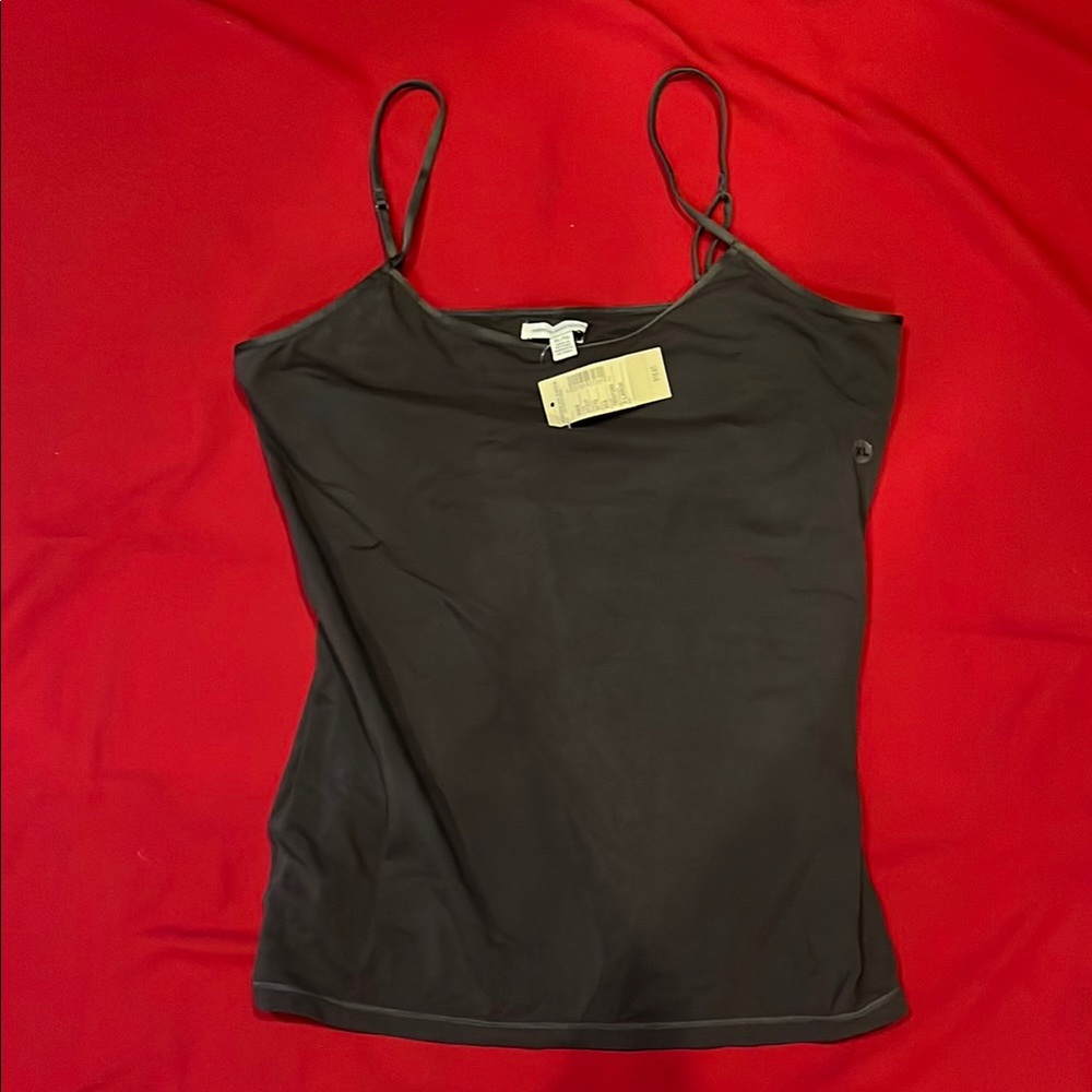 American Eagle Outfitters charcoal grey Fitted Camisole Top
